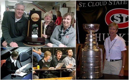 Anne Abicht portrait and Hall of Fame recognition
